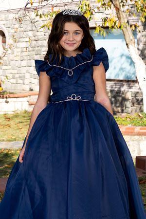 Abito Vogue Bambina 7-11 Anni 30086 Blu Navy