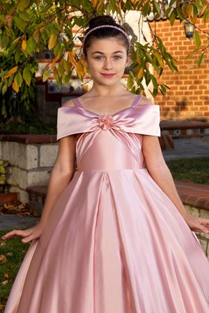 Vestido de Niña Lustre 2-6 Años 20085 Polvo