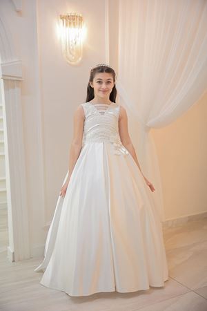 Metis 2-6 Yaş Kız Çocuk Elbise 20102 Kırık Beyaz