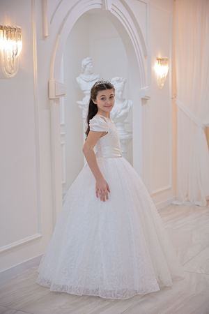 Dione 2-6 Yaş Kız Çocuk Elbise 20101 Kırık Beyaz