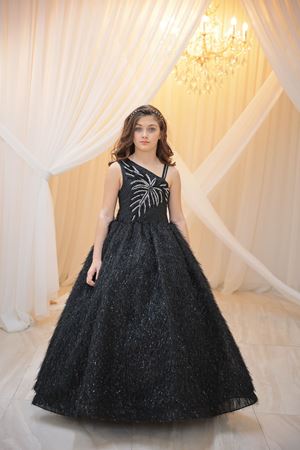 Flumen 2-6 Yaş Kız Çocuk Elbise 20154 Siyah