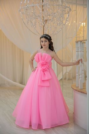 Sylva 7-11 Yaş Kız Çocuk Elbise 30134 Pembe