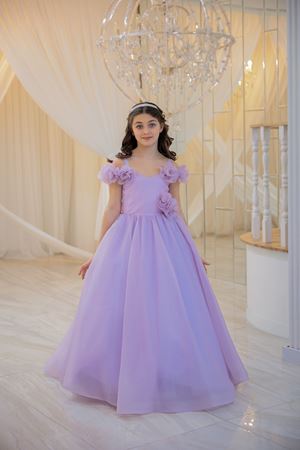 Solis 2-6 Yaş Kız Çocuk Elbise 20133 Lila