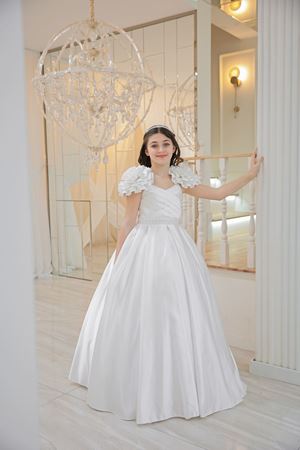 Terra 2-6 Yaş Kız Çocuk Elbise 20131 Kırık Beyaz