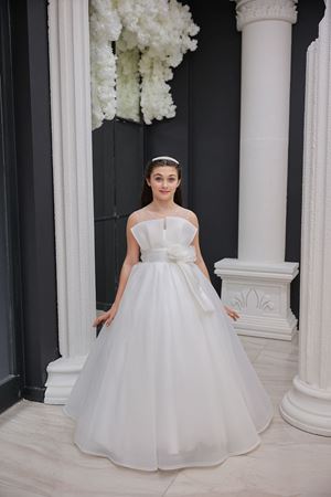 Sylva 2-6 Yaş Kız Çocuk Elbise 20134 Kırık Beyaz