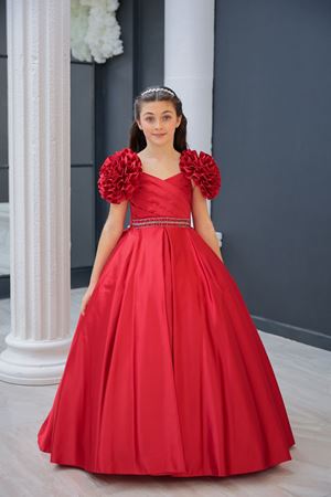 Vestito per Bambina Terra 2-6 Anni 20131 Rosso