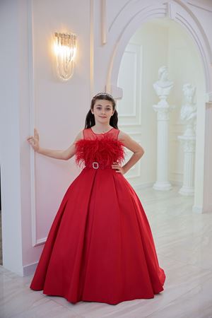 Umbra 2-6 Years Old Girl Dress 20143 Red