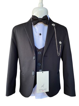 Cerulean 1-4 Yaş Erkek Çocuk Takım Elbise 5'Li Set 60005 Siyah