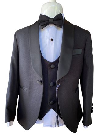 Albatross 9-13 Yaş Erkek Çocuk Takım Elbise 5'li Set 70008 Siyah