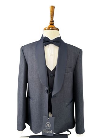 Crescent 2-12 Yaş Erkek Çocuk Takım Elbise 5'Li Set 70012 Lacivert