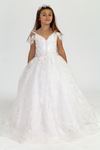 Платье для девочек Eagle 2-6 лет 20023 Off White