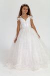 Платье для девочек Eagle 2-6 лет 20023 Off White