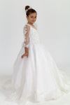 Nebula 7-11 Years Old Girl Dress 30025 Off White