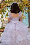 Yankee 2-6 Jahre altes Mädchenkleid 20076 Grau