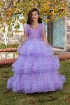 Vestido Yankee 2-6 Anos Menina 20076 Lilás