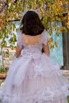 Yankee 2-6 Jahre altes Mädchenkleid 20076 Grau