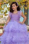 Vestido Yankee 2-6 Anos Menina 20076 Lilás