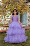 Платье для девочек Yankee 2-6 лет 20076 Сиреневый