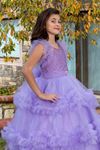 Vestido Yankee 2-6 Anos Menina 20076 Lilás