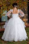 Larsa Robe Fille 2-6 Ans 20063 Blanc Cassé