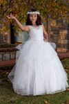 Cyrene 2-6 Years Old Girl Dress 20064 Off White