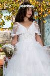 Vestido Niña Delta 7-11 Años 30070 Blanco Roto