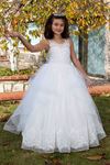 Vestito India Bambina 2-6 Anni 20071 Bianco Sporco