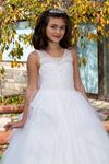 Vestito India Bambina 2-6 Anni 20071 Bianco Sporco