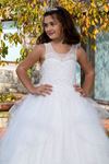 Vestito India Bambina 2-6 Anni 20071 Bianco Sporco