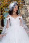 Sierra 2–6 Jahre altes Mädchenkleid 20072, gebrochenes Weiß
