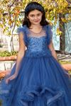 Lumina 2-6 Jahre altes Mädchenkleid 20078 Indigo