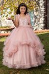 Vestido Niña Lumina 7-11 Años 30078 Polvo