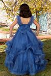 Lumina 2-6 Jahre altes Mädchenkleid 20078 Indigo