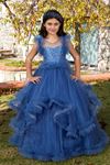 Lumina 2-6 Jahre altes Mädchenkleid 20078 Indigo