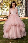 Robe Fille Lumina 7-11 Ans 30078 Poudre