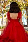 Robe Fille Lumina 7-11 Ans 30078 Rouge