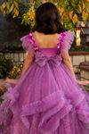 Dazzle 2-6 Jahre altes Mädchenkleid 20079 Flieder