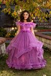 Dazzle 2-6 Jahre altes Mädchenkleid 20079 Flieder