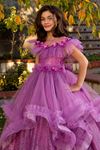 Dazzle 2-6 Jahre altes Mädchenkleid 20079 Flieder