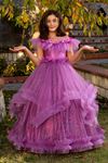 Dazzle 2-6 Jahre altes Mädchenkleid 20079 Flieder