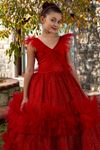 Vestido Menina Pixie 2-6 Anos 20080 Vermelho