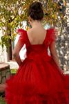 Abito Pixie Bambina 7-11 Anni 30080 Rosso