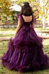 Pixie 7–11 Jahre altes Mädchenkleid 30080 Weinrot