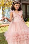 Pixie 2-6 Jahre altes Mädchenkleid 20080 Lachs