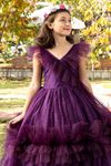 Pixie 2–6 Jahre altes Mädchenkleid 20080 Weinrot