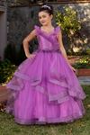 Robe Fille Belle 7-11 Ans 30081 Lilas