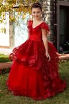 Vestido Serene 2-6 Anos Menina 20083 Vermelho