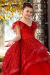 Vestido Serene 2-6 Anos Menina 20083 Vermelho