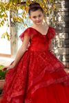 Vestido Serene 2-6 Anos Menina 20083 Vermelho