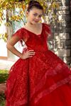 Vestido Serene 2-6 Anos Menina 20083 Vermelho